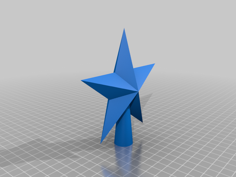 Star Christmas Tree Topper