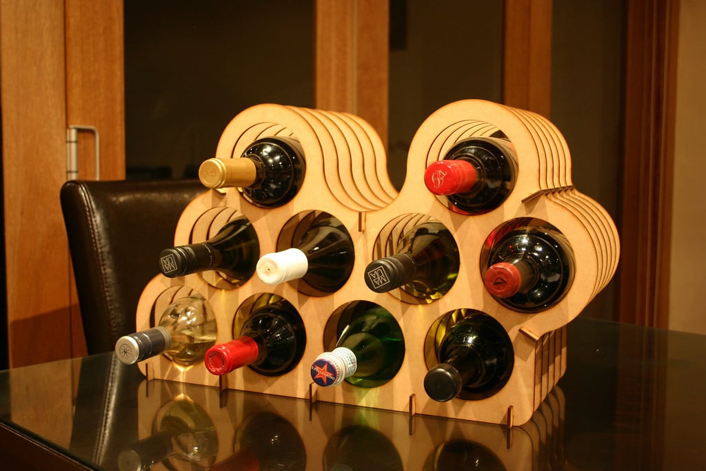 Asymmetrical Wine Rack