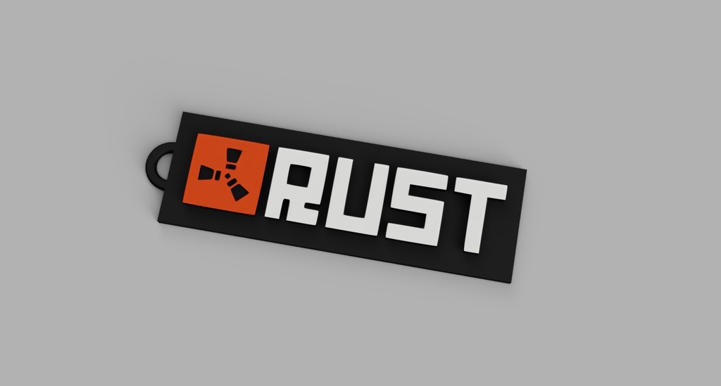 Rust Logo Keychain