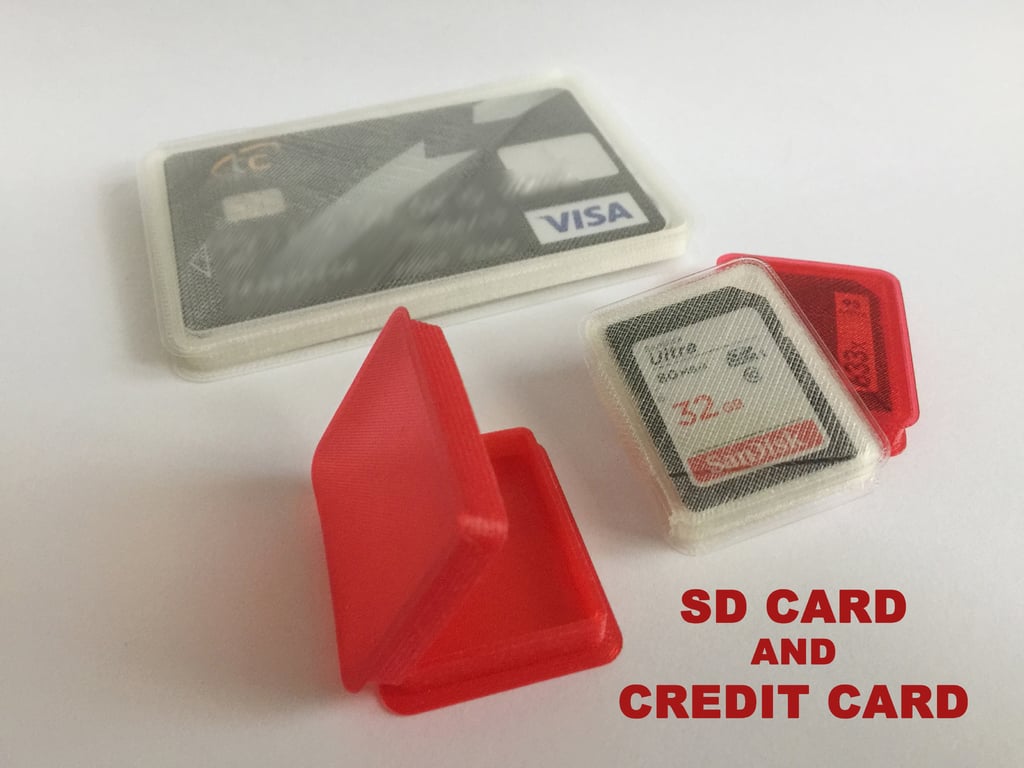 SD CARD and CREDIT CARD FLAT BOX