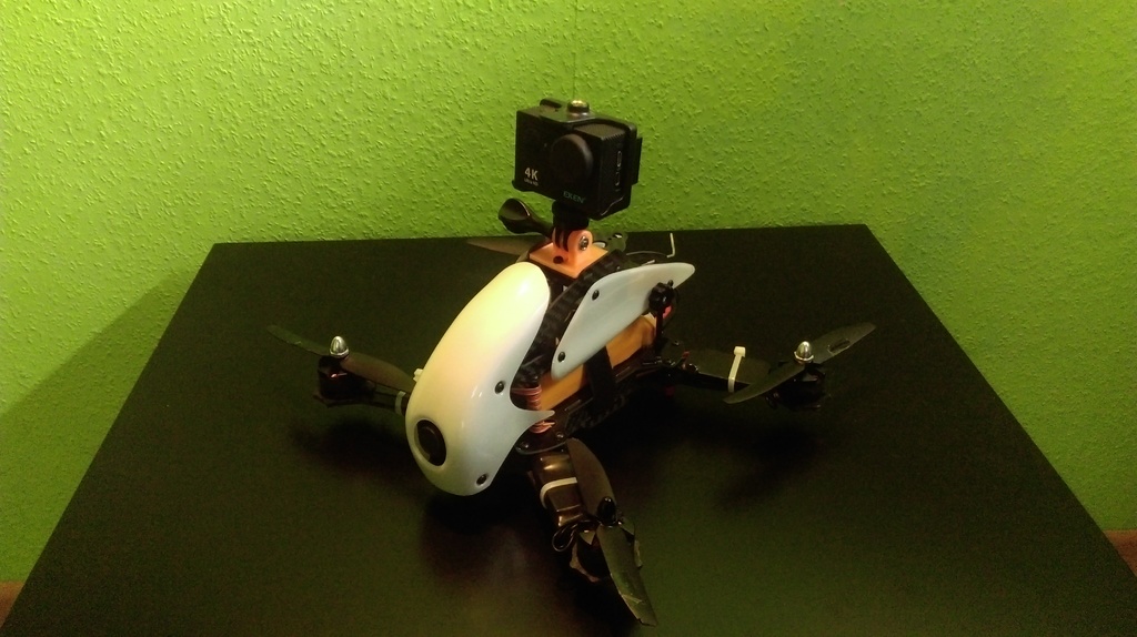 Sport camera mounting for robocat 270