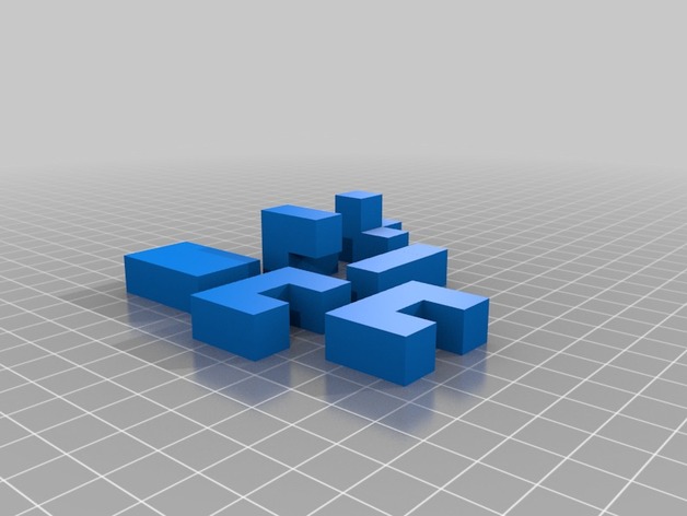 6 Piece Cube Puzzle