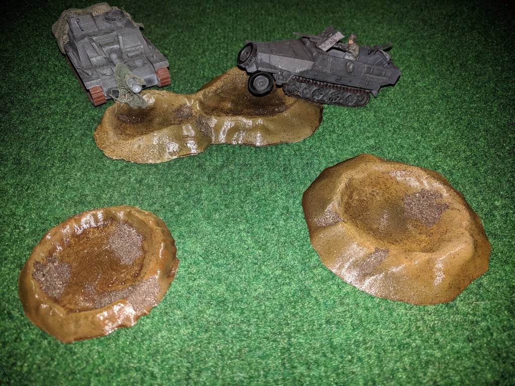 Craters for 28mm