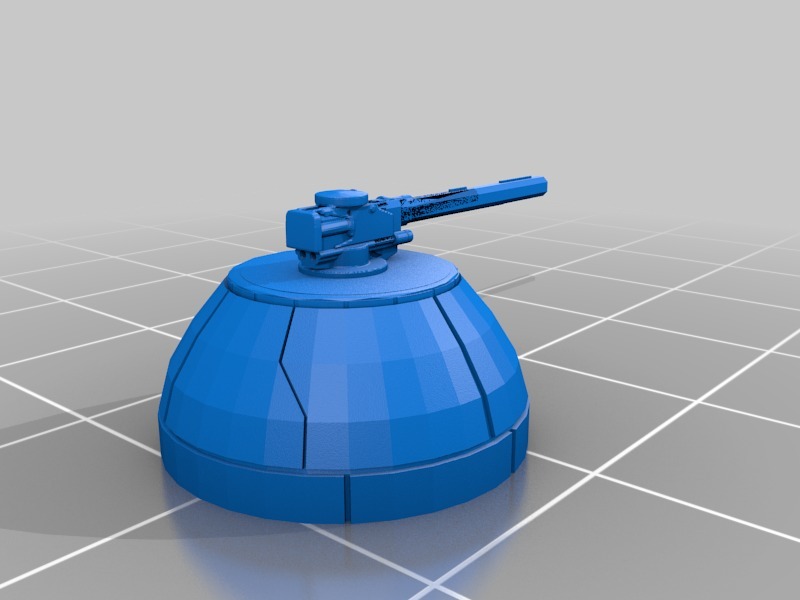 Printable gun turret