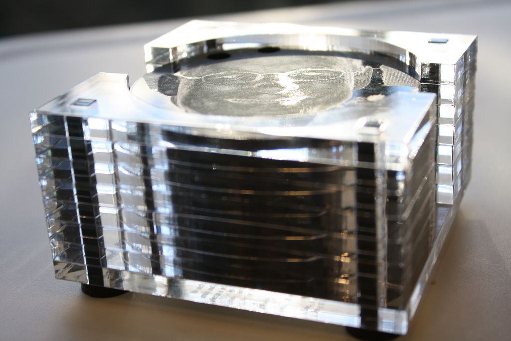 Coasters with holder