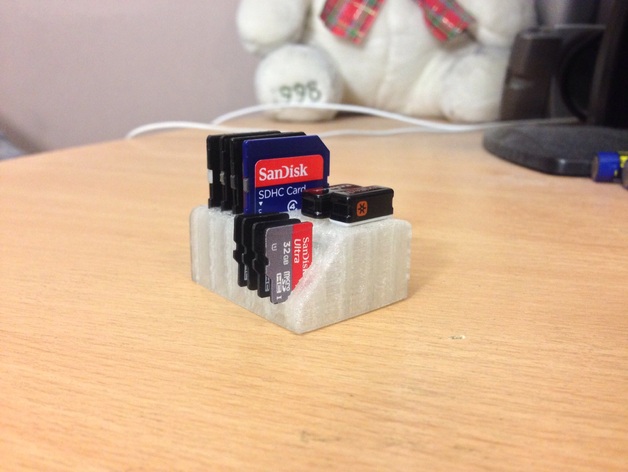Usb Stick And Sd Card Holder