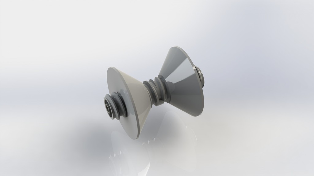 Threaded adjustable 3D printer filament spool holder