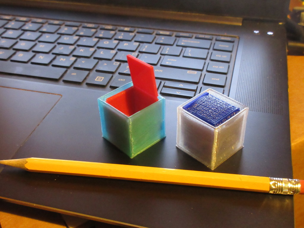 Pocket-Sized Folding Cube