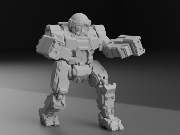 Image of COM-TDK Commando "The Death's Knell" for Battletech - Redux