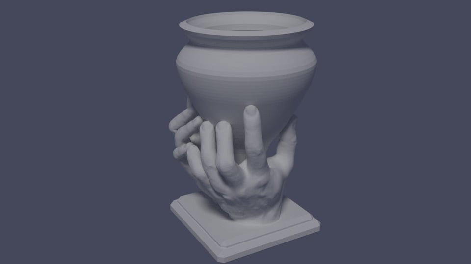 Hand Holding Cup 2