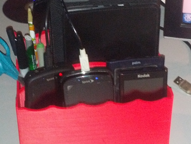Desktop Portable Electronics Organizer