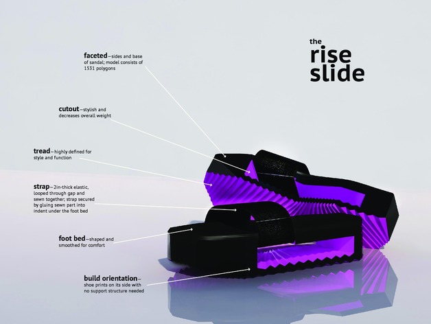 the Rise Slide platform sandal