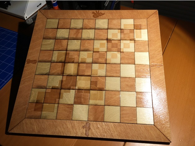 Minecraft Wooden Chessboard
