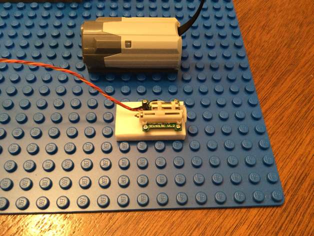 2.3g Linear servo mounter for Lego
