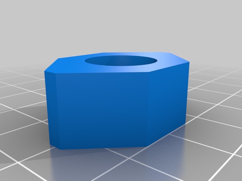 Hot end adapter - E3D v5 to v6 - Anycubic Kossel delta