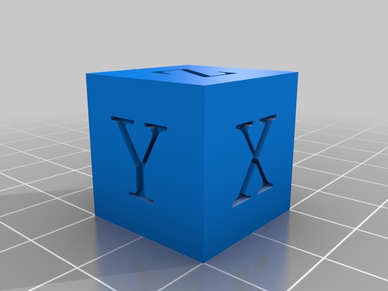 Cube Dimension Test