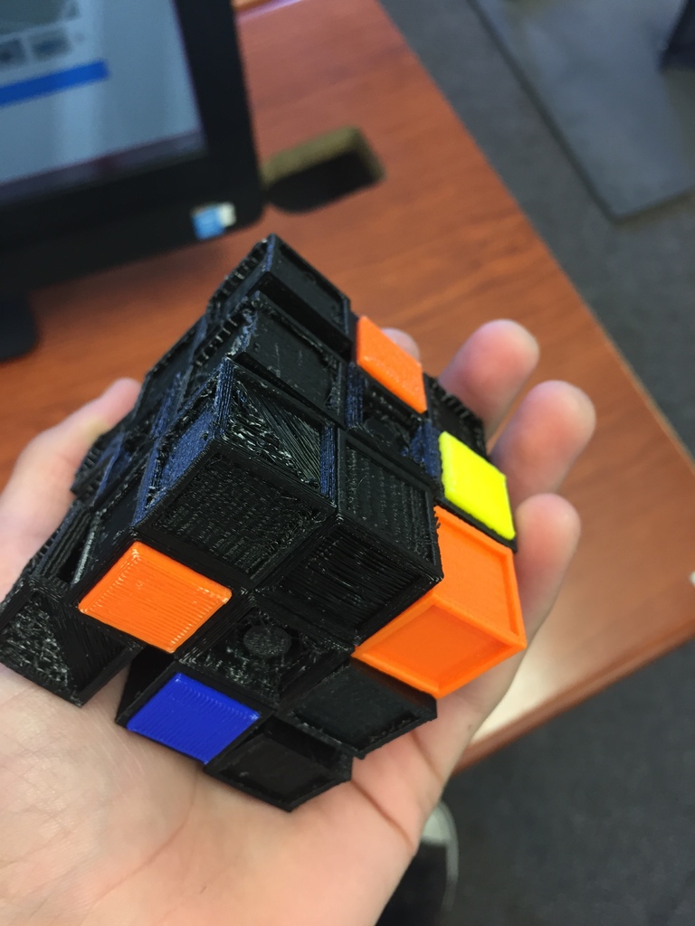 3d modeled rubiks cube