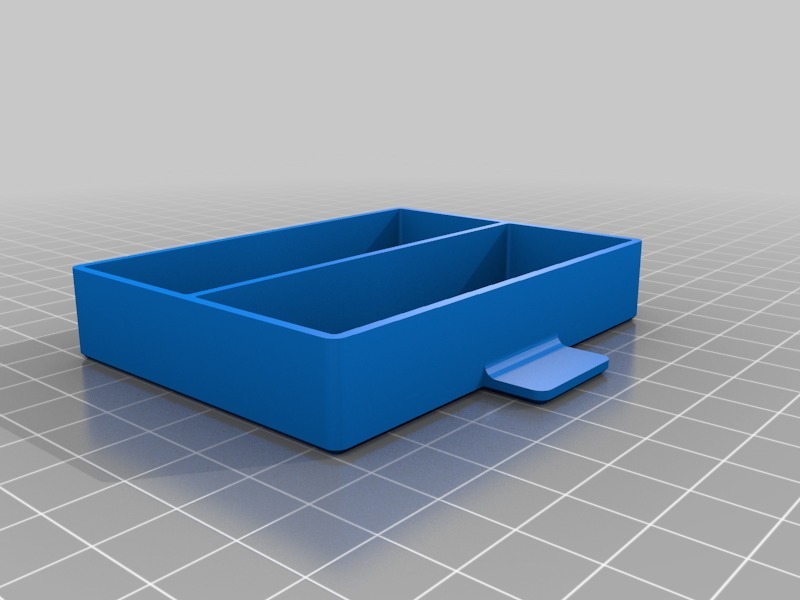 Drawer box with two #2 compartments