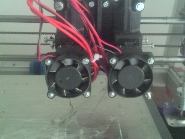Dual direct drive extruder 3mm
