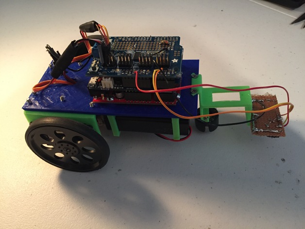 Simple 3D Printed Arduino Based Robot