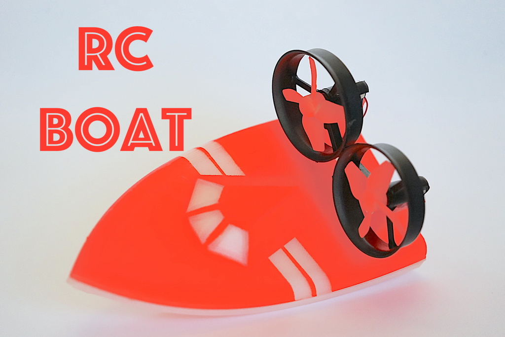 Cheap 3D Printed RC Airboat