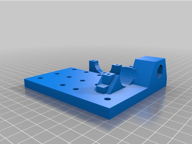 X-Z axis plate -right side - with DC motor mount