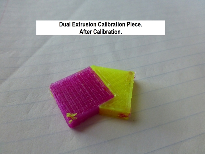 Dual Extrusion Calibration using Slic3r