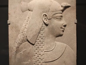 Relief Plaque Depicting a Queen or Goddess from the Art Institute of Chicago