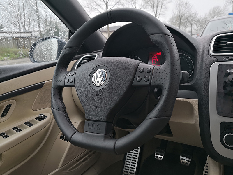 VW GTI Flat Bottom Steering Wheel insert (MK5)