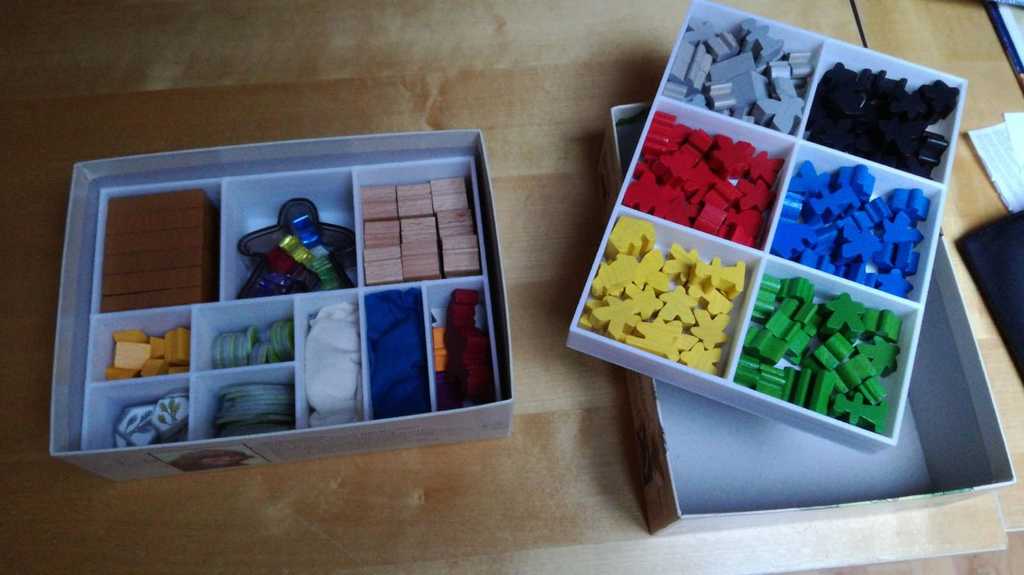Carcassonne Accessory Organizer for Expansion Box