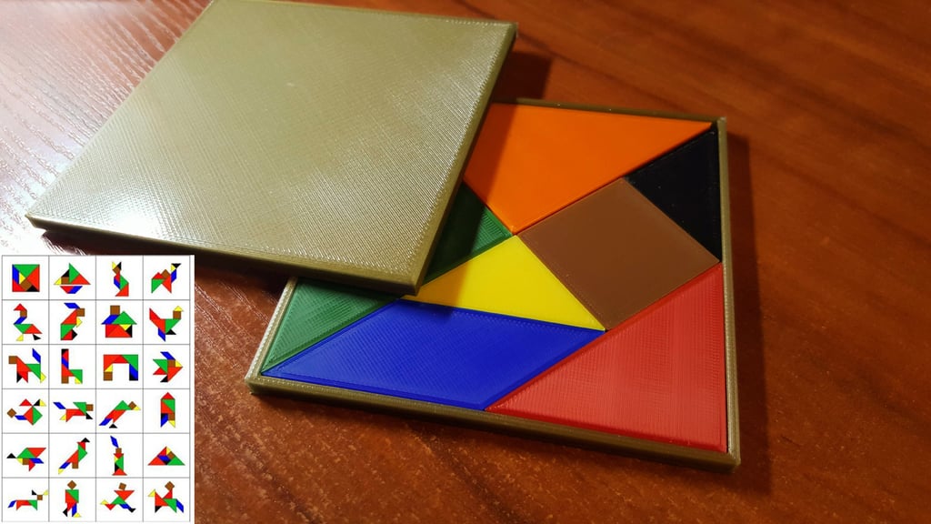 Tangram Puzzle for kids and adults with box