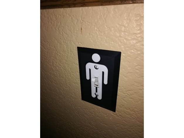 Manhood Switch Plate Cover