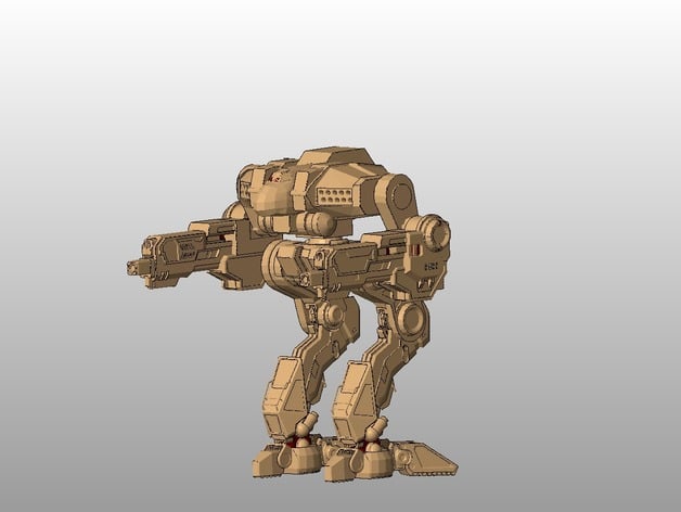 MWO Style Cougar Battletech boardgame miniature (Outdated)