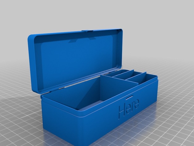 Customizable hinged box Nx1