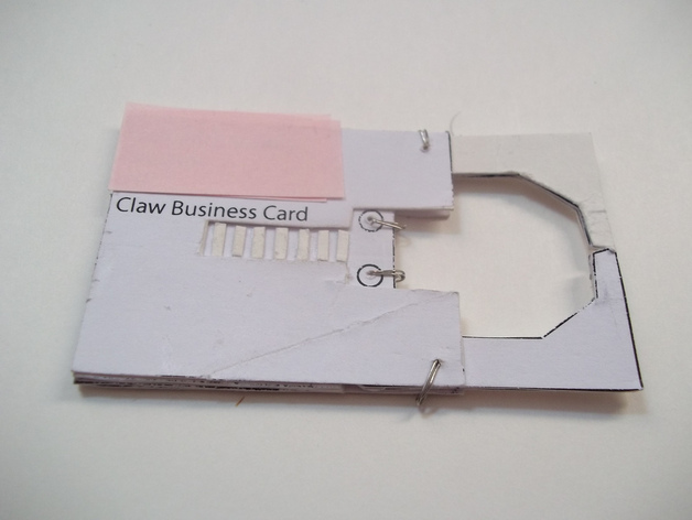Paper Claw Business card