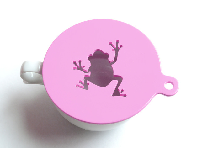 Coffee Stencils Latte Art Template - Frog & Rose