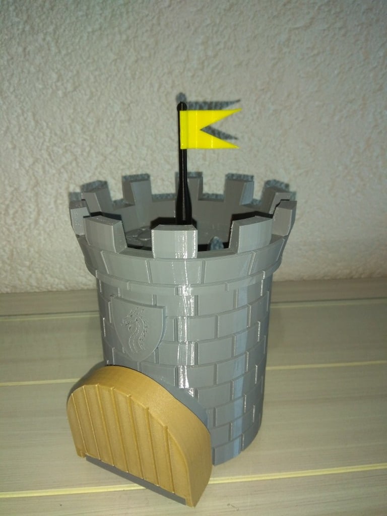Medieval Dice Tower Flag [Remix]