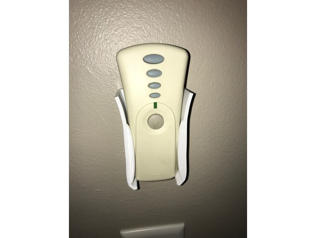 Ceiling fan remote holder