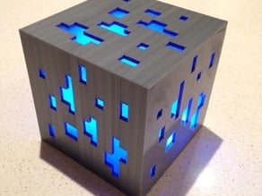 Minecraft diamond ore lamp