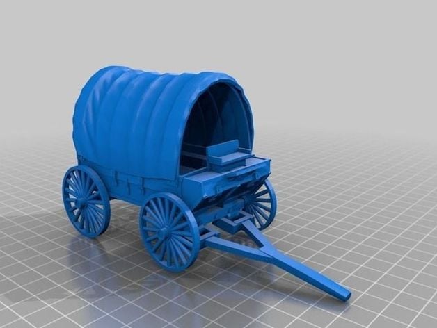 Pioneer Wagon in parts 1-32 scale