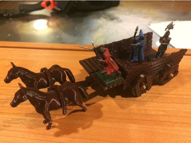 Image of Wagon and Cart for 28mm