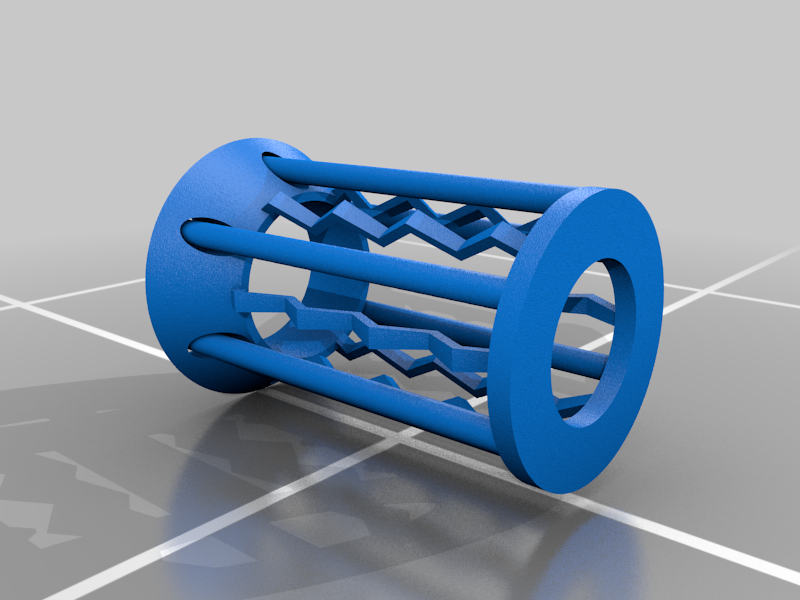 Spring Mechanism with guide rails