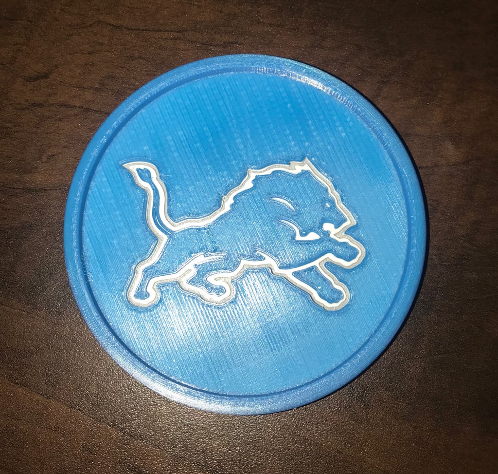 Detroit Lions Coaster