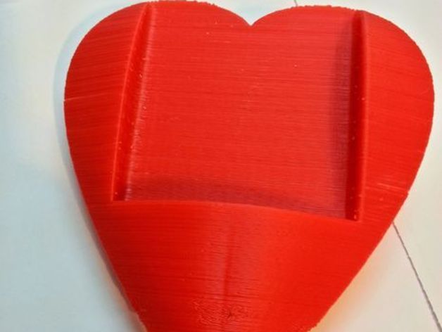 3d printed heart for qi wireless charger