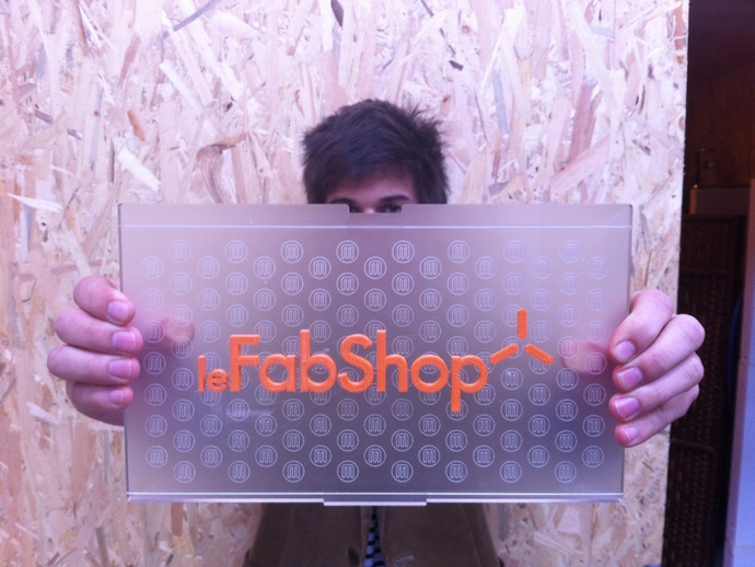 le FabShop logo printed