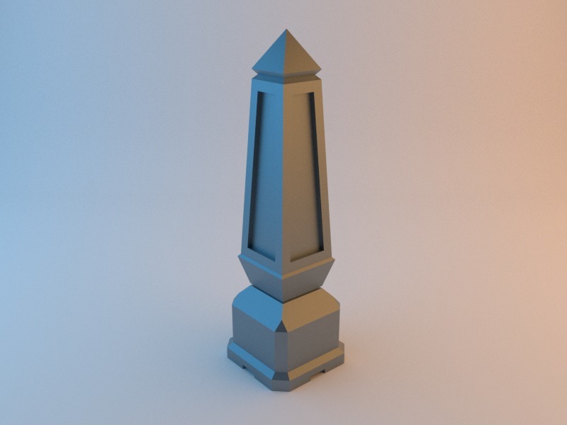 Obelisk for tabletop wargaming