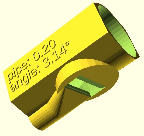 parametric flue pipe '0.20'