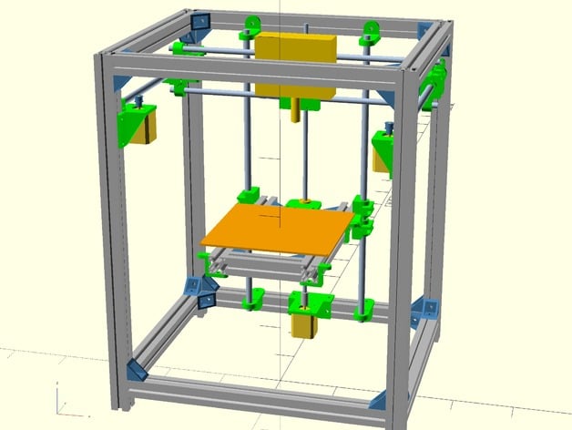 Fully Parametric 3D Printer CoreXY "HyperQbert"