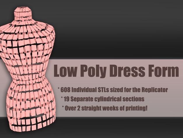 Low Poly Dress Form