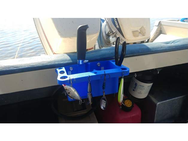 Fishing Boat Cockpit Organizer by TheHowToDad - Thingiverse
